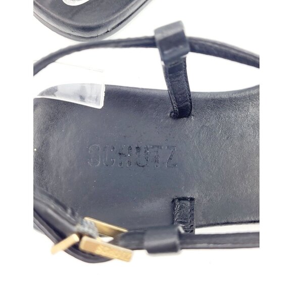 SCHUTZ Black Gladiator Sandal‎ - Size 8 - Picture 4 of 9